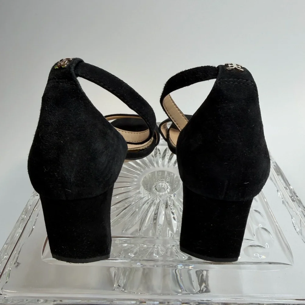Sam Edelman Holmes ankle strap dress sandal- black- size 7